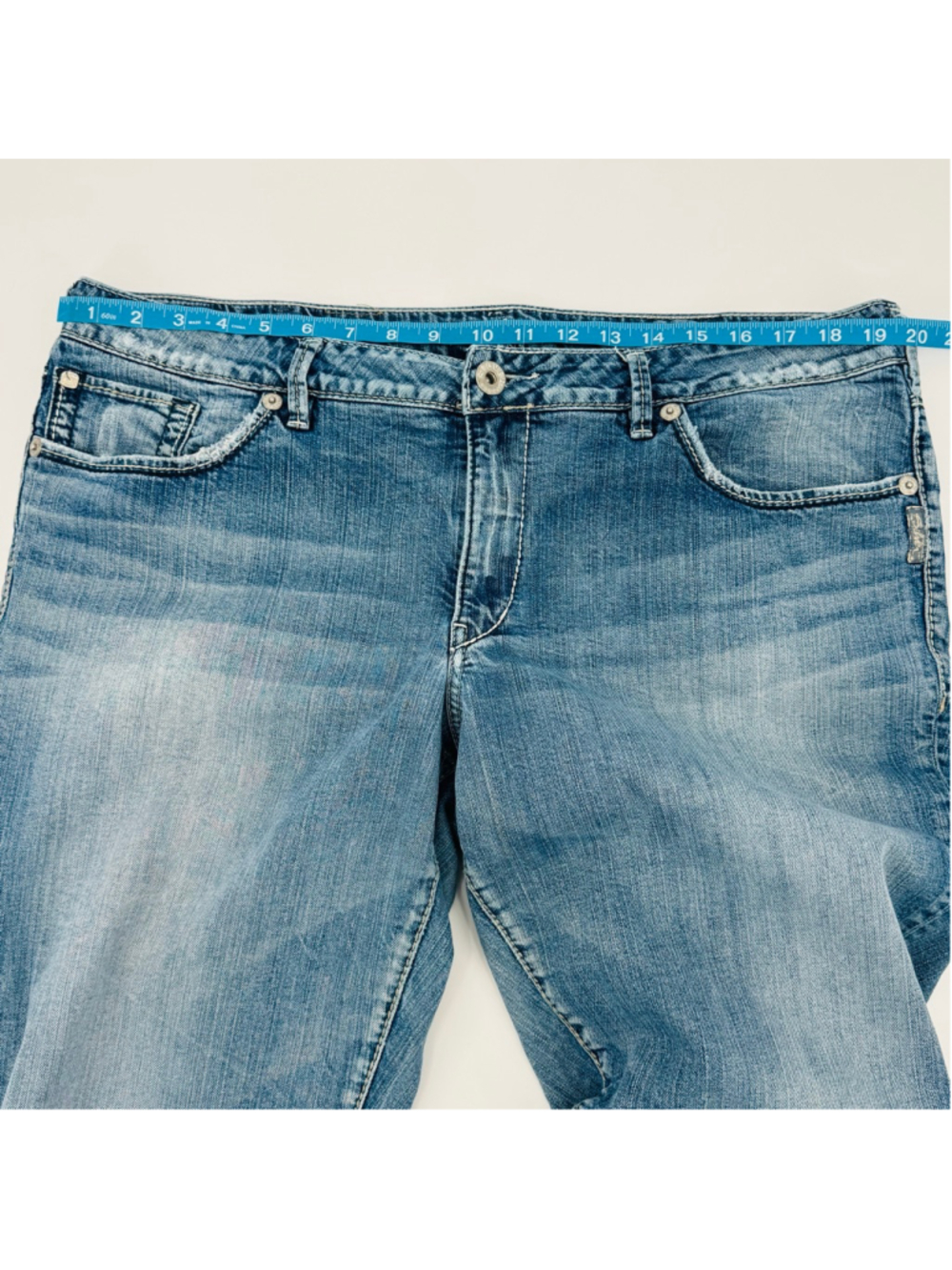 Silver Jeans Blue Suki Capri Jeans Size 18 - Picture 7 of 9